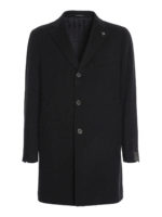 Cappotto in panno di lana e cashmere