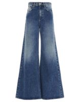 Jeans a zampa blu delave