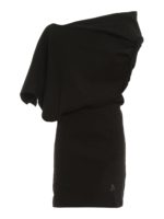 Abito T asimmetrico in jersey