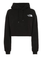 Felpa crop con ricami logo