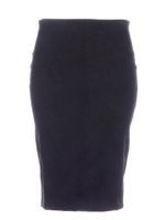 Gonna Pencil in suede nera