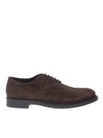 Derby in suede