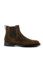 Chelsea boots in pelle scamosciata marrone