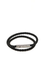 Bracciale MyColors in pelle intrecciata nera