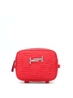 Piccola borsa Double T rossa matelasse