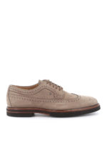 Stringate brogue in nabuk