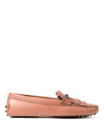Mocassini Gommini rosa in pelle