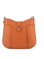 Borsa hobo media in pelle con doppia T