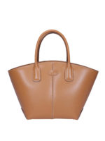 Borsa trapezoidale in pelle