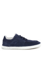 Sneaker in pelle scamosciata blu