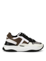 Sneaker sportive bianche e nere