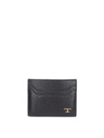 Portacarte in pelle testurizzata