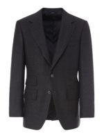 Blazer monopetto in seta