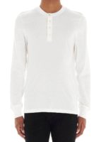T-shirt Henley bianca