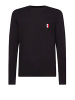 Maglioncino in misto cotone nero