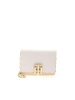 Borsa The Lock Mini bianca e color crema