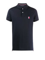 Polo a maniche corte blu