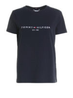 T-shirt con logo ricamato