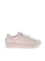 Sneakers bianche con rifiniture logo