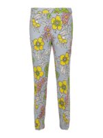 Pantaloni con stampa floreale