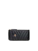 Bustina Kira in pelle matelass nera