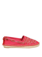 Espadrillas con lacci logo