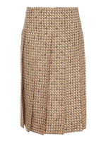 Gonna in seta a pieghe