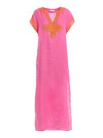 Abito stile caftano in lino