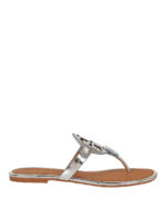 Sandali infradito argentati Miller