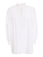 Tunica in cotone con ricami