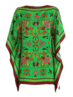 Caftano smanicato in seta