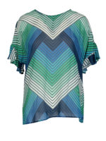 Blusa in viscosa a righe