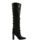 Stivali neri con cinturino