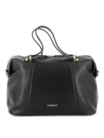 Bauletto in similpelle nero