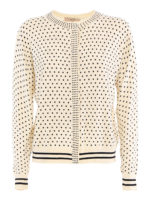 Cardigan con stampa stelline