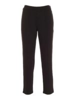 Pantalone nero con charm logo