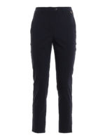 Pantaloni fitted in cotone tecnico