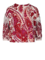 Maglia motivo Paisley floreale