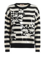 Maglia a righe con paillettes