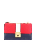 Borsa a tracolla multicolor in similpelle