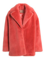 Abrigo De Piel - Rosado