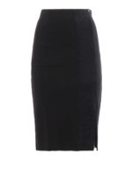 Gonna a tubino con dettaglio in pizzo