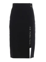 Gonna con inserto in pizzo