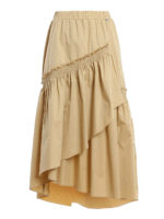 Gonna midi in popeline