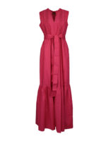 Abito in popeline con ricami