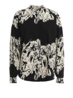 Camicia in popeline in stampa floreale