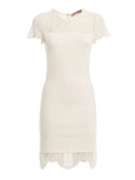 Vestito in jersey e pizzo