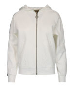 Felpa con bande in paillettes