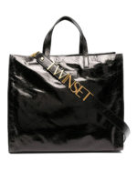 Borsa tote in finta pelle craquele