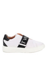 Sneakers con fascia logata